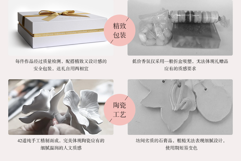 
                                                            香度 家居摆件 陶瓷装饰品 无火香薰工艺品 花开并蒂手工陶瓷 沁兰-紫色-幽谷沁兰-淡雅                