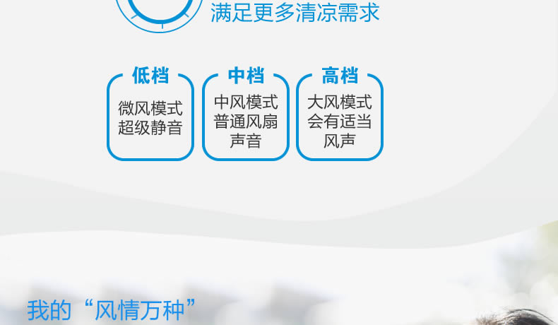 爱丽思IRIS空气循环扇静音节能电风扇对流扇PCF-M15 黑色