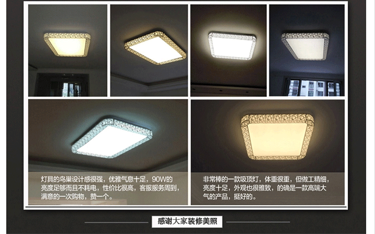 佐慕客厅灯led吸顶灯卧室灯餐厅灯高品质调光调色灯具灯饰550 30*30cm 12w高亮版哑白