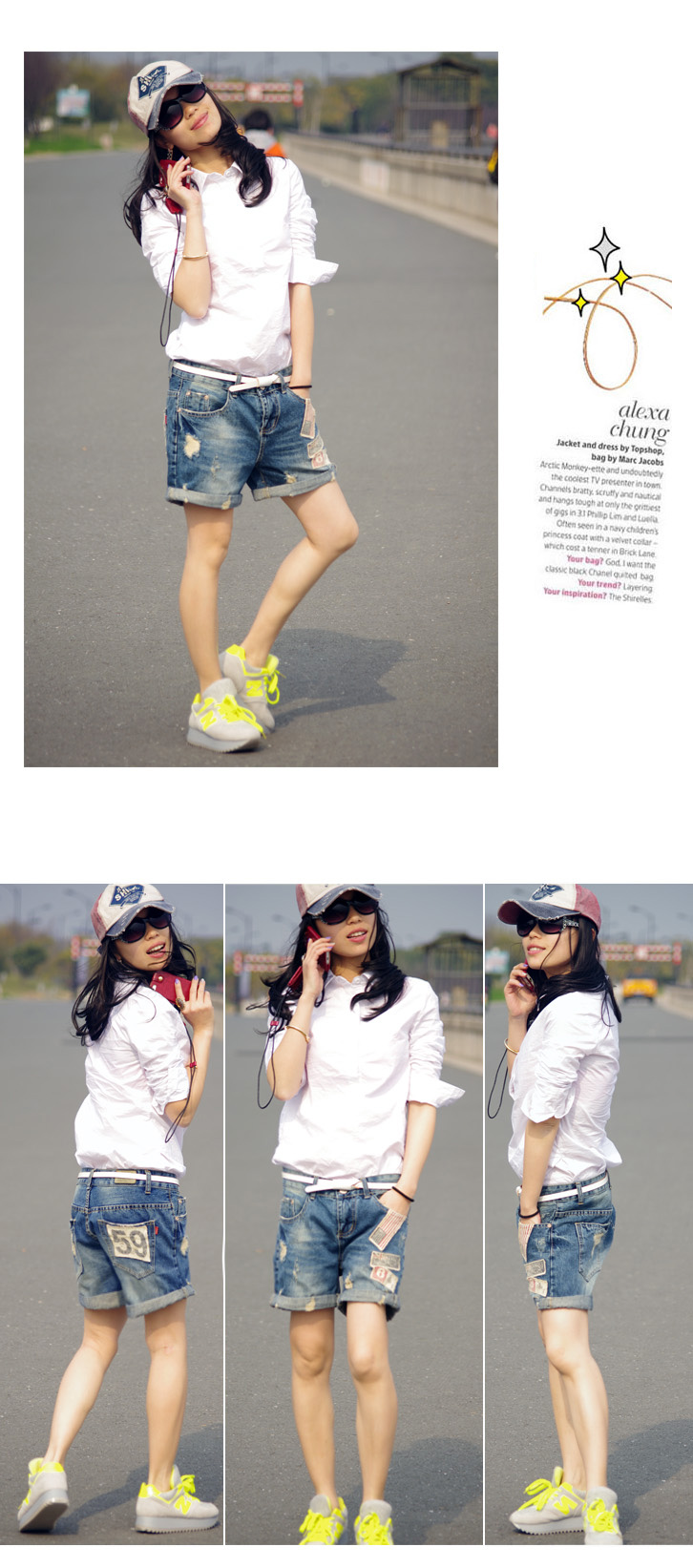 夏装新品 女士宽松休闲<em>不贴身</em>版阔腿大版女牛