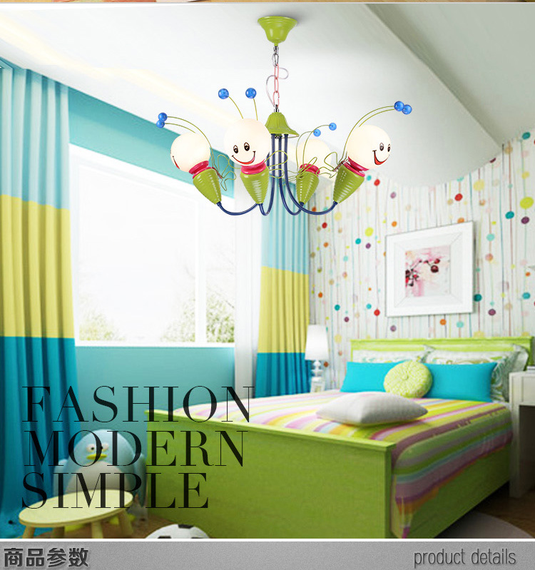 奥图帕斯 小蜜蜂儿童房吊灯卧室灯具 9121-4