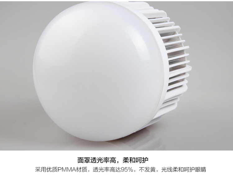 
                                        QML 超美照明 led灯泡 E27螺口大功率 工厂超市工程 节能灯省电高亮亮球泡 鸟笼款E27 30W高亮白光                