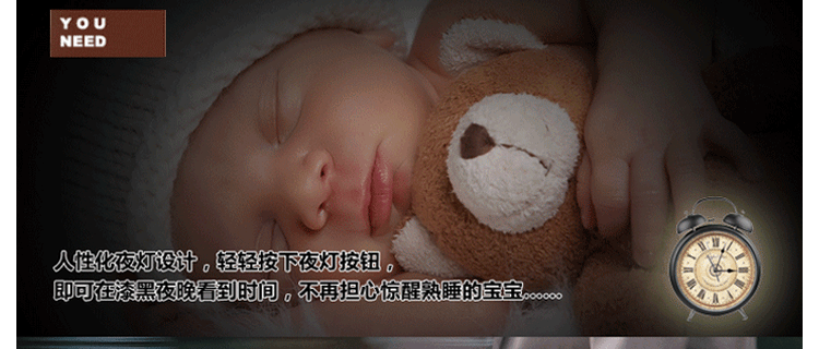 复古欧式静音金属闹钟 创意学生表白闹铃懒人克星变态大声音夜灯闹钟创意礼品 4寸浅绿色