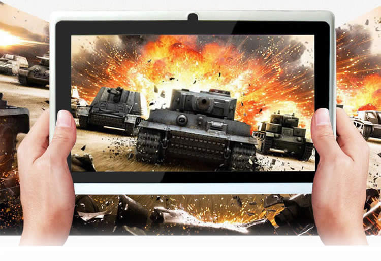 清华同方E500白色7寸平板电脑双核4G 掌上M