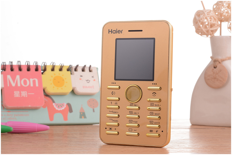 海尔(Haier) M312 移动/联通2G 卡片手机 儿童学生手机 白色