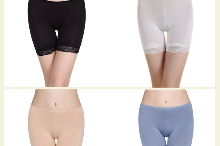 美宜思 蕾丝花边<em>安全裤</em> 夏天连衣裙必备<em>内裤</em> 防