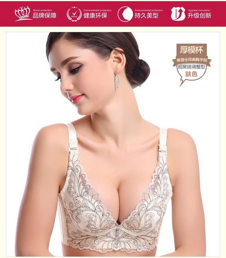 美塑香榭丽舍美胸调整型内衣性感<em>聚拢文胸</em>套装