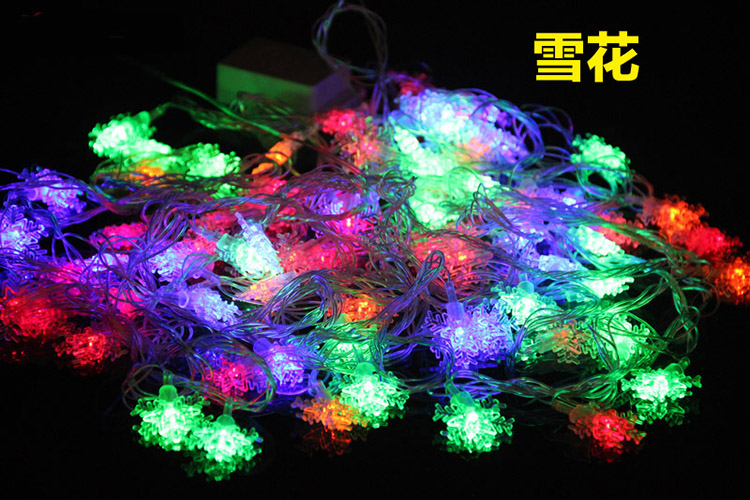 
                                                                                京唐 新年春节装饰彩灯闪灯串灯灯串圆球星星灯灯带绳灯漫天星 双闪圆球 4.5米20个头                