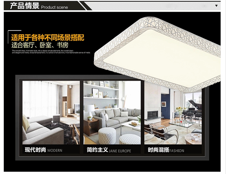 佐慕客厅灯led吸顶灯卧室灯餐厅灯高品质调光调色灯具灯饰550 30*30cm 12w高亮版哑白
