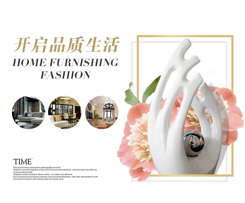
                                        微饰界 酒柜摆件装饰品办公室客厅电视柜摆设玄关欧式工艺品现代 现代 羽翼大号                