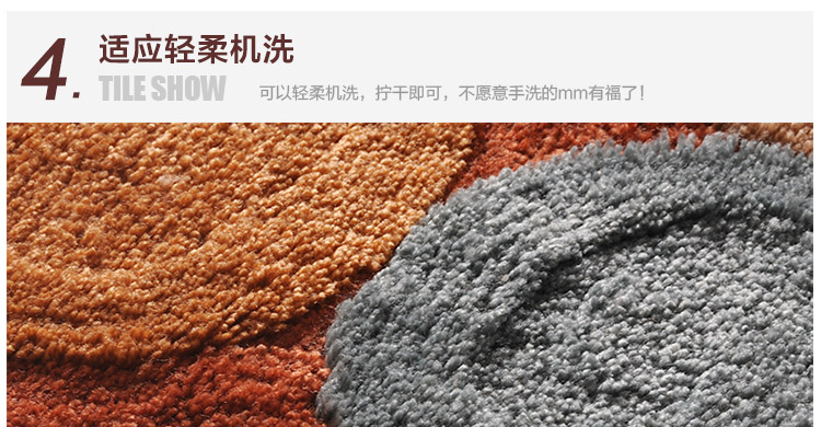 恒亚斯 门垫脚垫地垫耐脏卫浴浴室防滑垫 进门脚垫 B2009黄 60*90cm