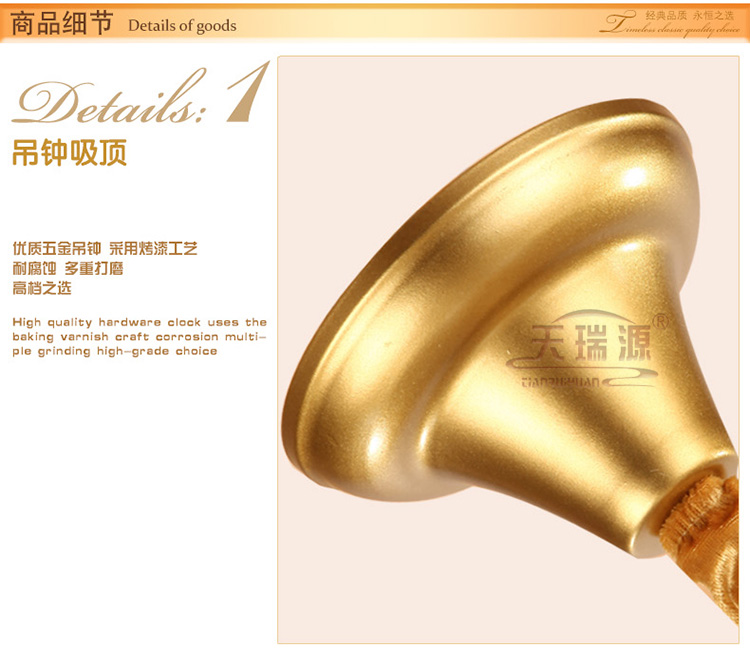 天瑞源 三层欧式大吊灯复式楼梯灯具复古别墅大堂树脂灯饰酒店工程
