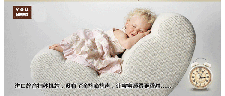 复古欧式静音金属闹钟 创意学生表白闹铃懒人克星变态大声音夜灯闹钟创意礼品 4寸浅绿色
