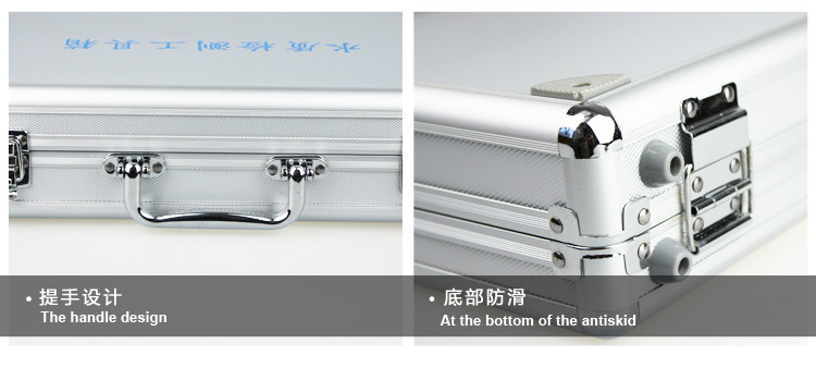 
                                                            家贝铝合金水质检测工具箱套装含BIO能量笔tds水质测试笔ph余氯酚兰钙镁矿物质试剂烧杯净水器仪器                