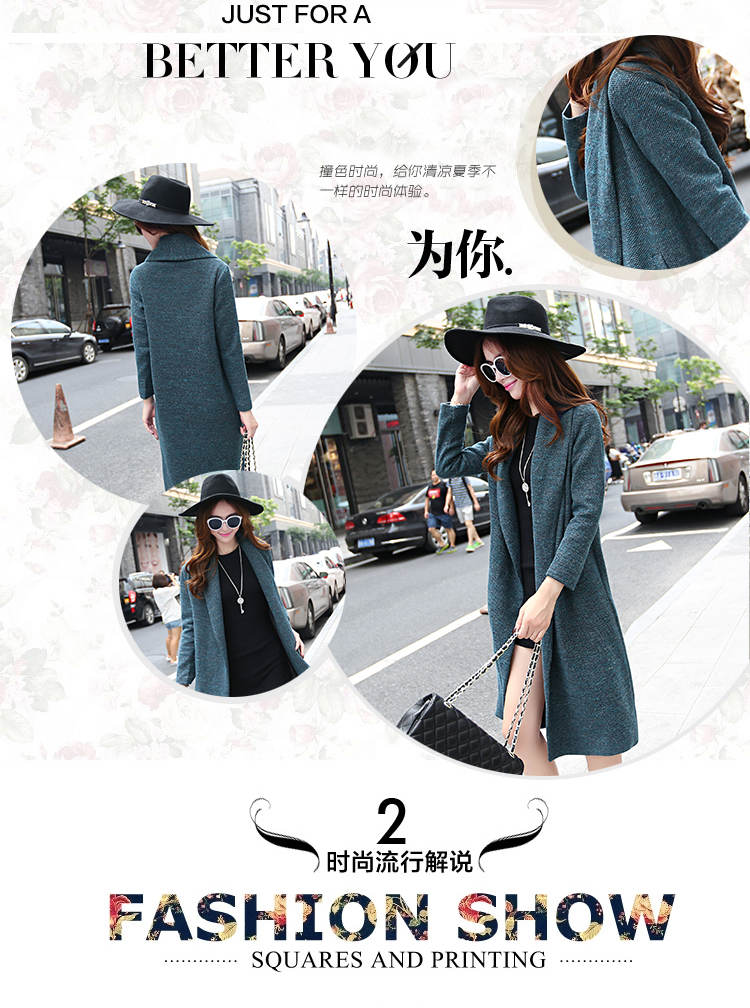 Last Order2015秋冬装新品大码女装长款仿羊毛呢子大衣 风衣外套女 灰色 M