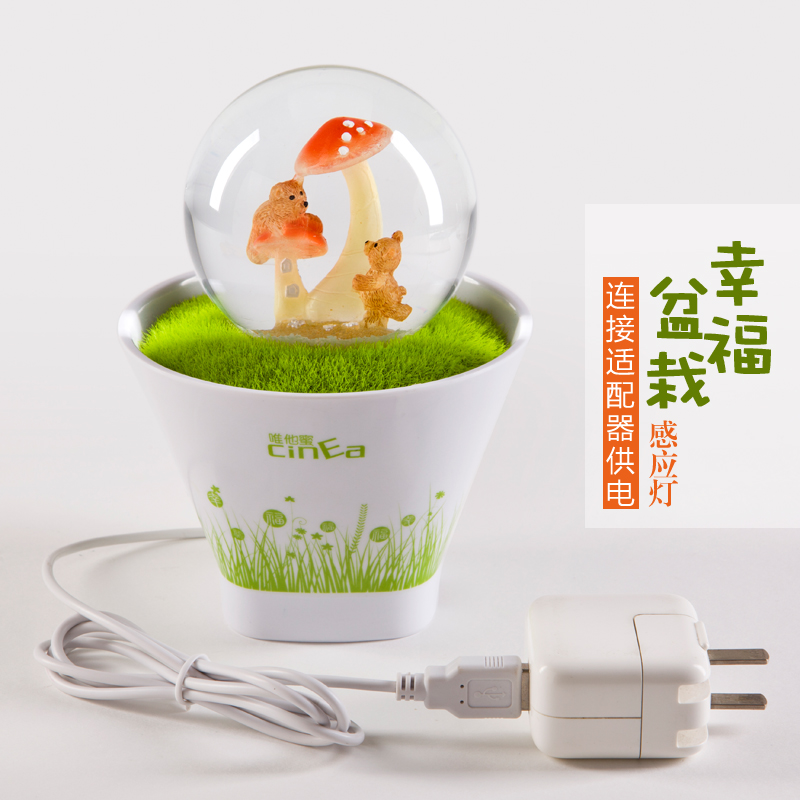 迷你时尚小夜灯 七夕浪漫情人节手机充电usb声控起夜喂奶灯 埃菲尔铁塔