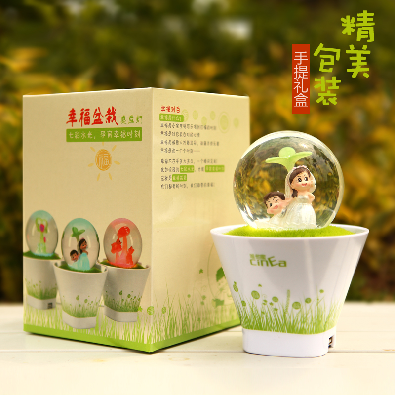 迷你时尚小夜灯 七夕浪漫情人节手机充电usb声控起夜喂奶灯 埃菲尔铁塔