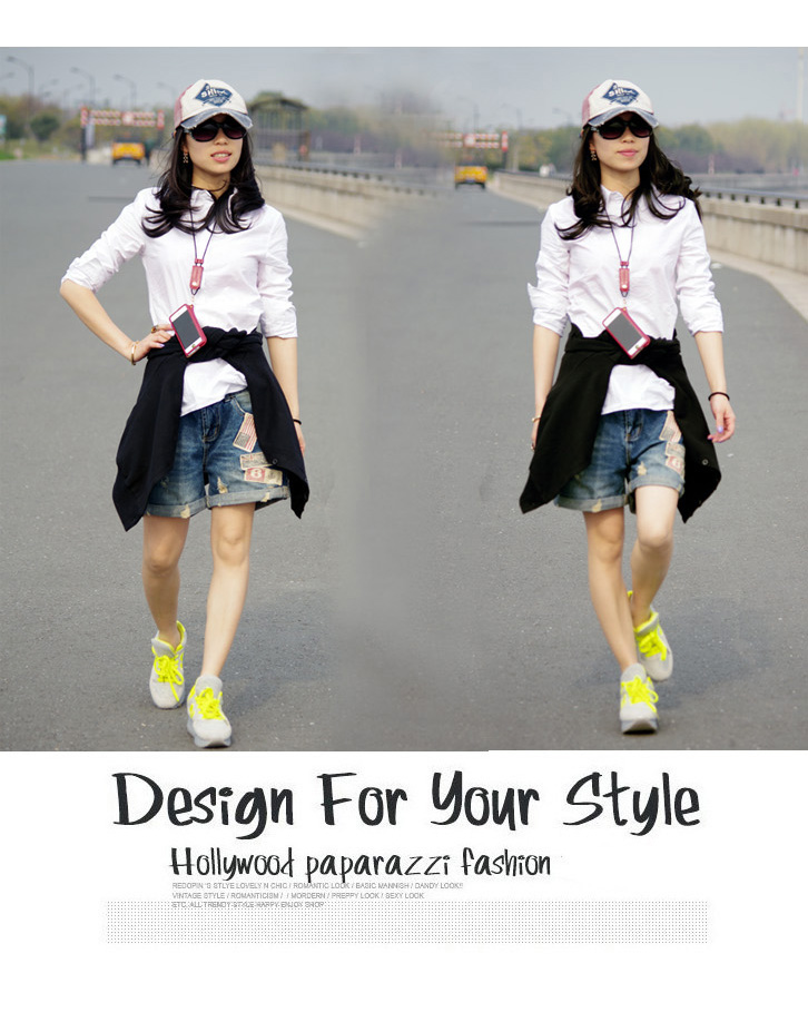 夏装新品 女士宽松休闲<em>不贴身</em>版阔腿大版女牛