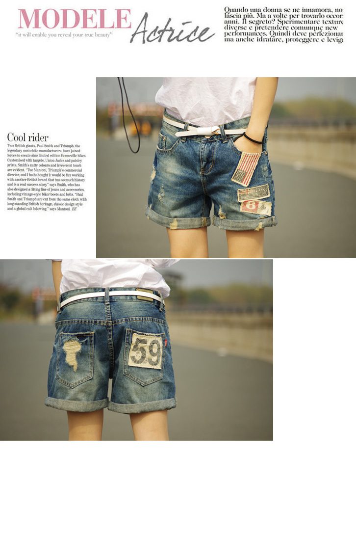 夏装新品 女士宽松休闲<em>不贴身</em>版阔腿大版女牛