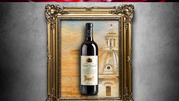 西班牙进口红酒 唐 大卫干红*3+莫奈山起泡酒气