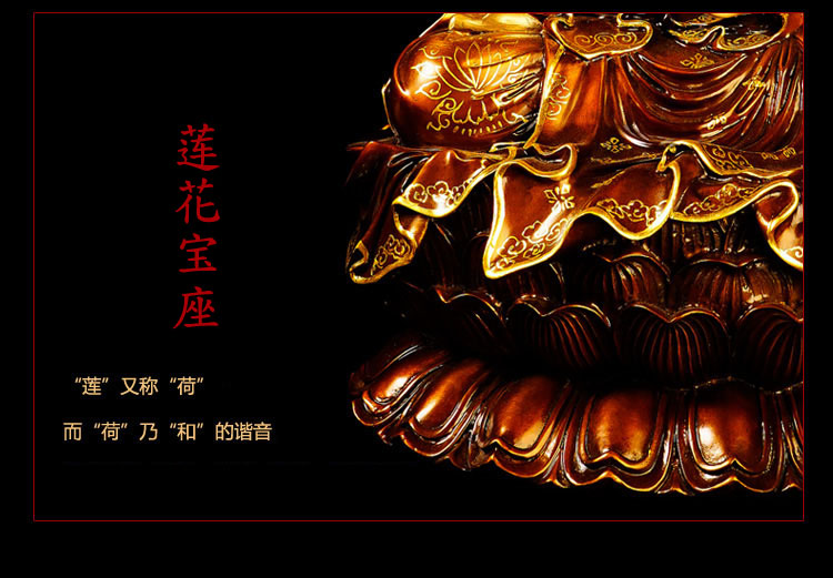 
                                        慈风阁 精铜观音佛像摆件 居家装饰品摆设佛堂佛教用品鎏金净瓶观世音菩萨祈福 黄铜杨枝观音高26厘米                