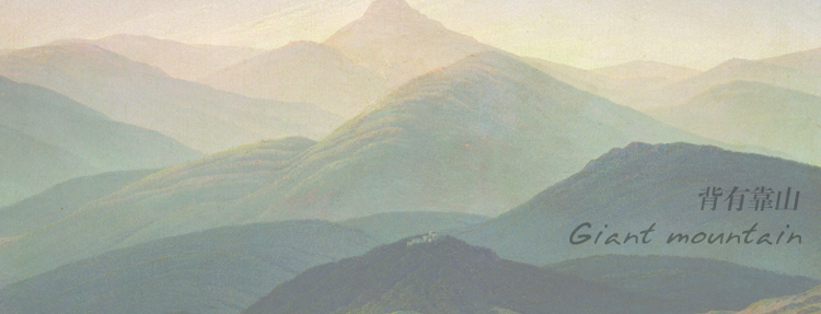 经典欧式挂画 背有靠山 高档风景画客厅沙发背景墙画书房玄关挂画 木纹框 80*120整套尺寸