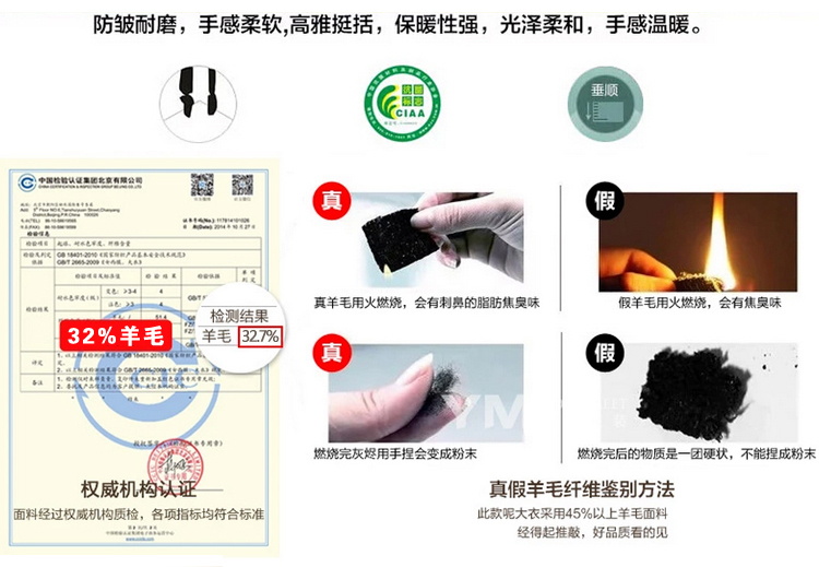 
                                        莎德妮 呢子大衣毛领毛呢外套2017春季装新款韩版加厚中长款修身羊毛呢子大衣女装大码呢外套 绿 色 XL                