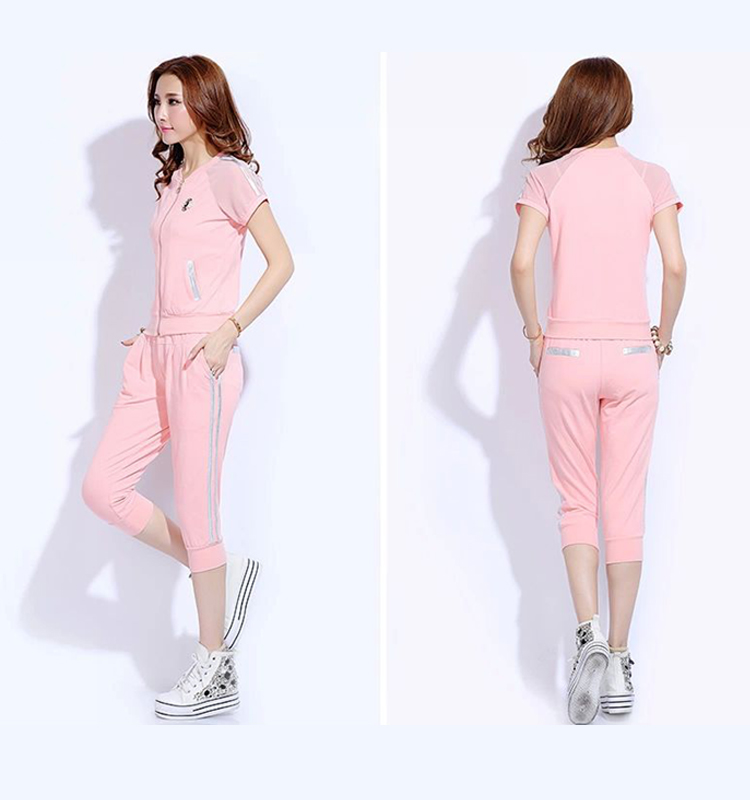 锦狐云裳 运动套装<em>女秋装</em>新款韩版大码女士休