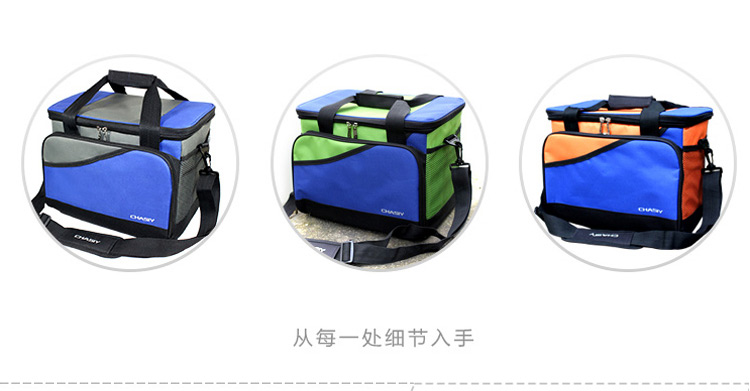 
                                        雪格尔保温包加厚送餐包外卖保温箱冰包冰袋快餐包保温袋 蓝绿色+6个冰袋+包邮                