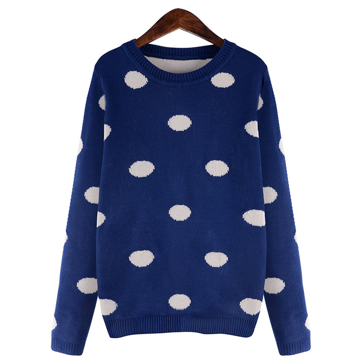 The Scarlet Letter, thick sister larger sweater 2015 Western large women with new expertise autumn MM simple dot woolen pullover 675 Blue 4XL recommended weight 160-180 catty picture, prices, brand platters! The elections are supplied in the national character of distribution, so action, buy now enjoy more preferential! As soon as possible.