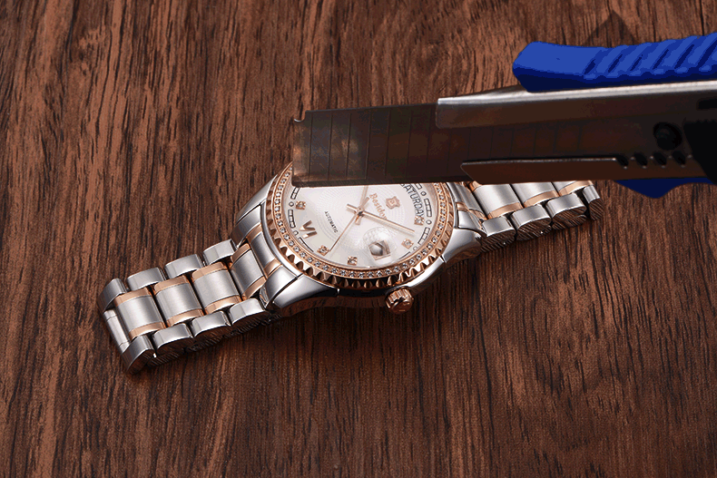 邦顿(bestdon)手表防水全自动机械表男士手表夜光镶钻