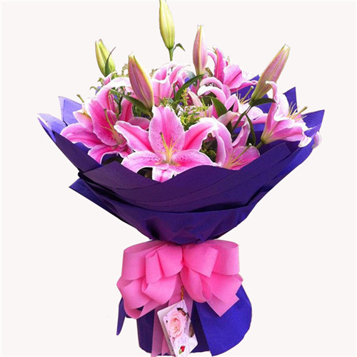 鲜花速递百合花 <em>生日送女友</em>朋友同事妈妈<em>香水</em>