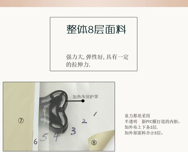 泉力电热水袋暖腰带暖宫暖腰宝防爆充电暖水袋暖手宝充水电暖宝宝护腰带热宝已注水 双插手-咖啡色