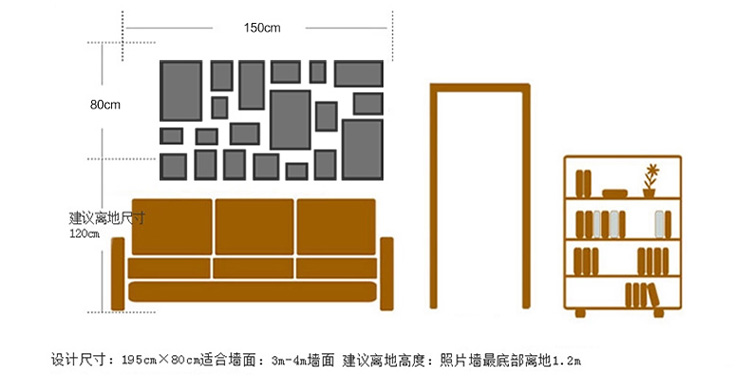 
                                        维佳 20框实木照片墙 地中海风格相片墙 创意时尚相框墙 相框组合 白色+唯美画芯                