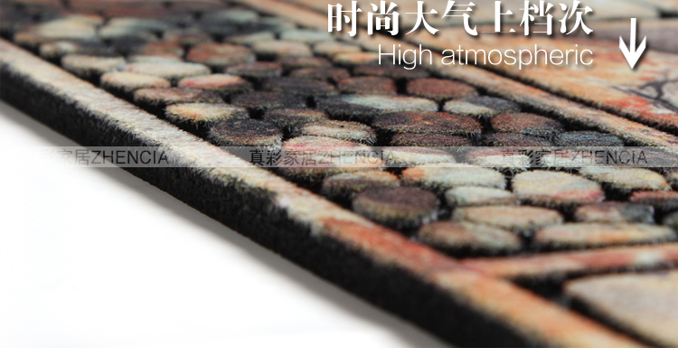 真彩 进门垫脚垫地垫大门口入户欧式别墅蹭土垫 别墅大理石 56x120cm