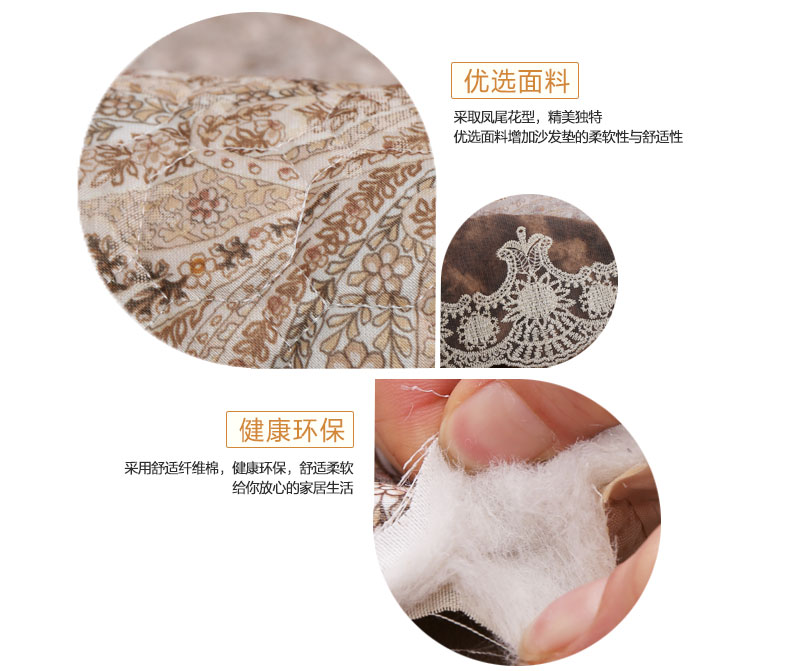 
                                        欣巢 飘窗垫欧式防滑布艺沙发垫加厚沙发垫套装通用窗台垫蕾丝坐垫抱枕套 翩翩起舞 45cm*45cm抱枕套                