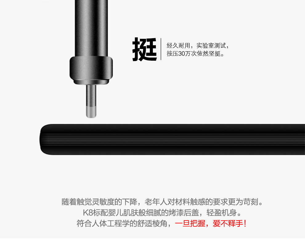 大显（DaXian）K8 移动联通2G老人手机 双卡双待 黑色