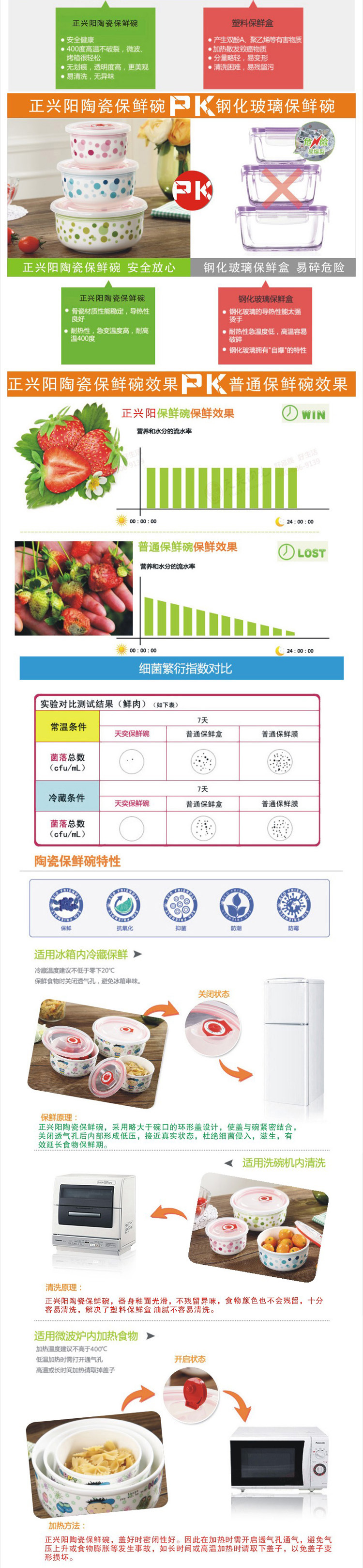 
                                                            正兴阳 陶瓷保鲜碗三件套带盖保鲜盒密封大号泡面碗家用便当饭盒学生带饭碗 陶瓷小米碗家用餐具装饭碗汤碗 勾滕玫瑰                