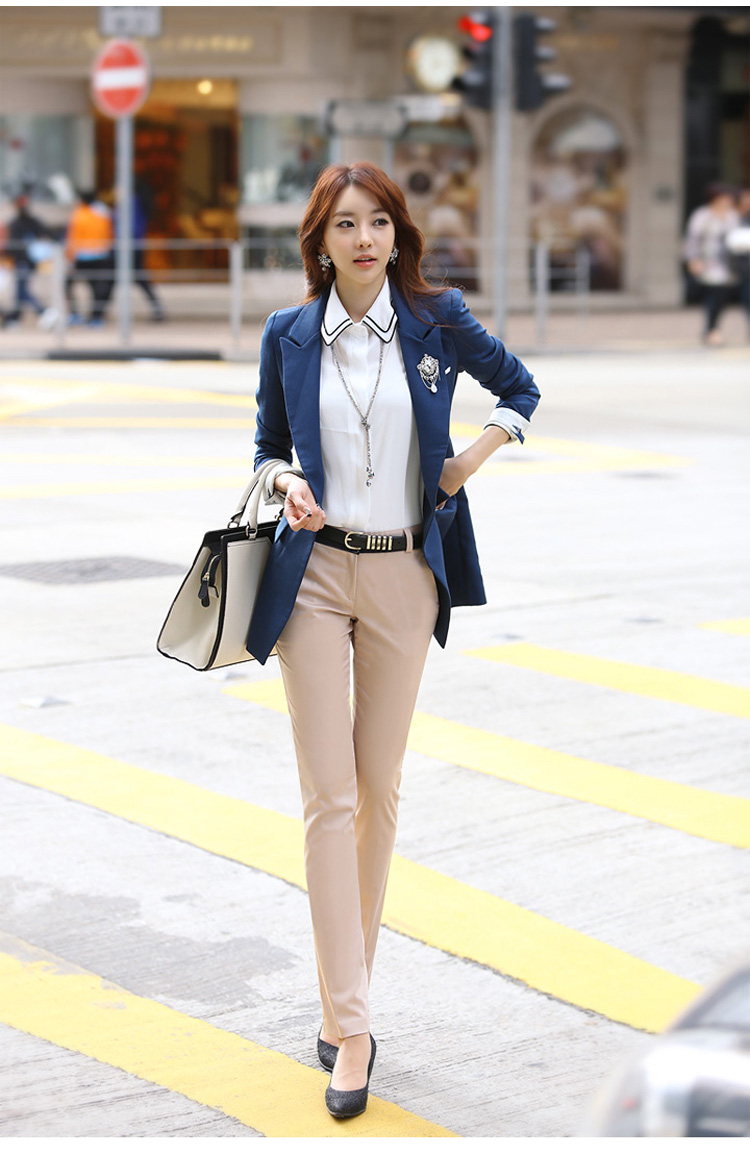 黛萍  2015新款女装秋冬季休闲裤加绒裤 黑色不加绒 XL
