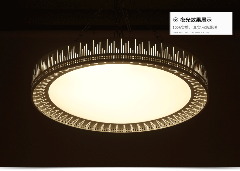 灯圆形吸顶灯现代简约水晶灯温馨浪漫卧室灯田园餐厅灯具灯饰艺术顶灯