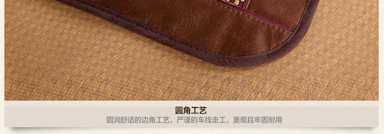 老席匠凉席 藤席 加厚透气可折叠空调席子 夏凉郡御藤席两三件套 郡御普通款 180*198cm床三件套
