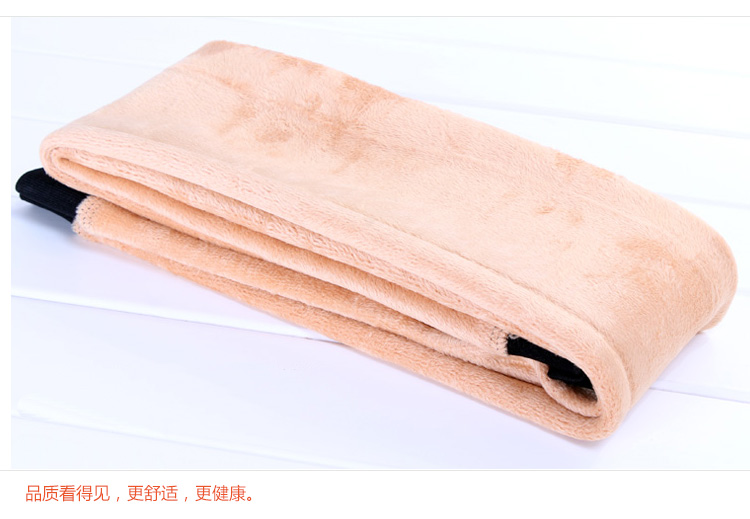 幻薇 打底裤女冬加绒加厚外穿弹力加密耐寒修身袜裤踩脚假透肉裤袜 比基尼黑2条 均码