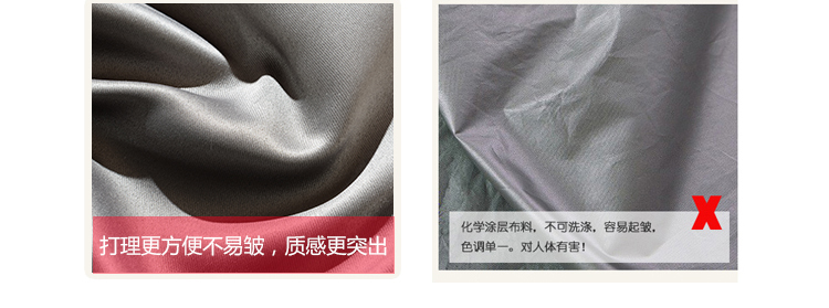虎帝高精密阻燃全遮光窗帘卧室阳台加厚隔音窗帘成品定制 深灰色 定制尺寸