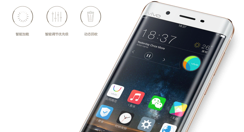 vivo xplay5(旗舰版/全网通)【市区两小时快速送达 】