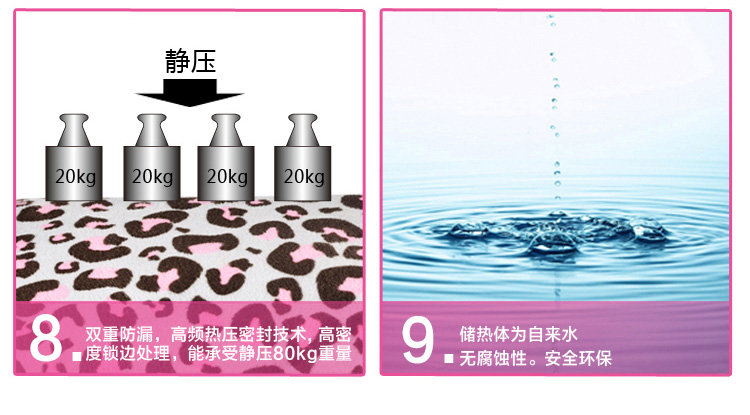 
                                        酷睡仕热水袋充电暖手宝防爆水电分离暖水袋暖被暖脚暖腰宝已注水 迷幻鹿纹003                