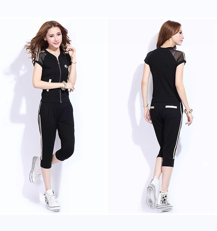 锦狐云裳 运动套装<em>女秋装</em>新款韩版大码女士休