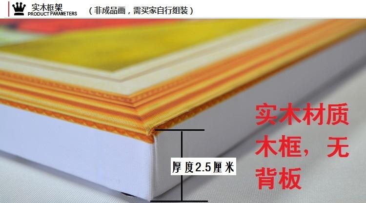 居梦坞 欧美性感美女有框装饰画 床头画 酒吧挂画人体艺术海报 YHK209 带框40*60cm