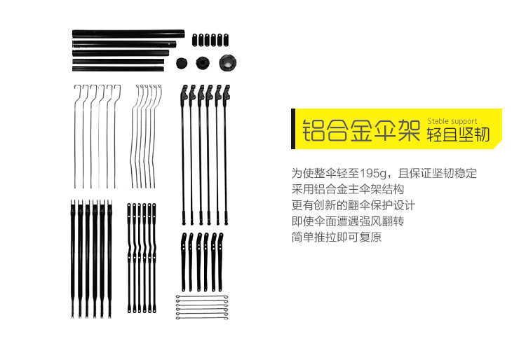 BlackLemon nano黑柠檬袖珍遮阳伞太阳伞小黑伞超强防晒伞防紫外线黑胶伞五折伞 Nano-经典黑