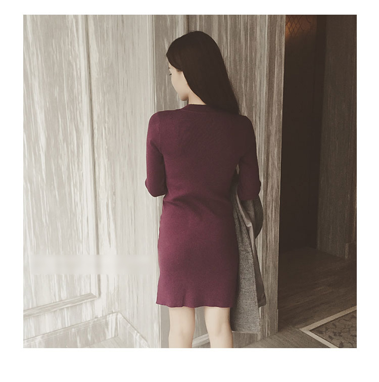 衣与草2015秋装新款连衣裙子女装秋款 女装秋季连衣裙秋装上新 女装冬上新  冬季新品女装 灰色 均码-