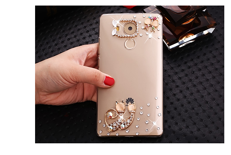 安得美 水钻透明手机壳保护套 适用于华为mat